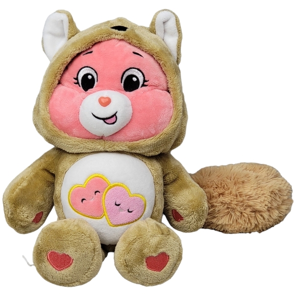 Care Bears Unlock the Magic Hoodie Snuggle Friends LOVE-A-LOT 12" Plush - Picture 3 of 6